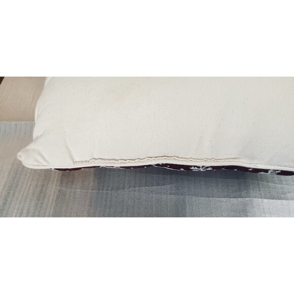 VTG Snowman Tapestry Throw Pillows 16x16 Lot of 2 Winter Christmas Holiday Decor - Picture 5 of 11